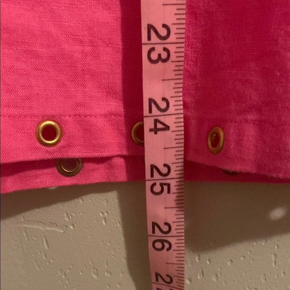 MICHAEL Michael Kors Pink Tunic with Gold Accents Woman Small - Picture 7 of 7